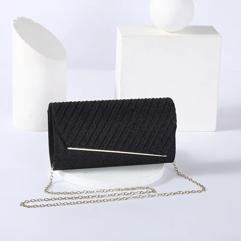 Elegant Pleated Clutch