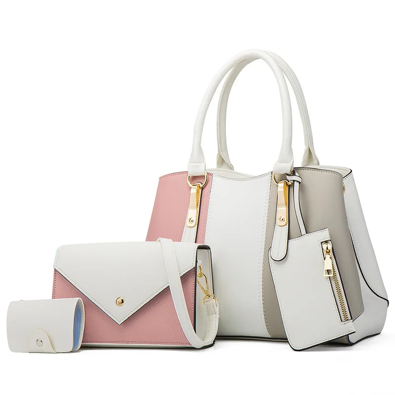 Stylish Color Contrast Tote Bag