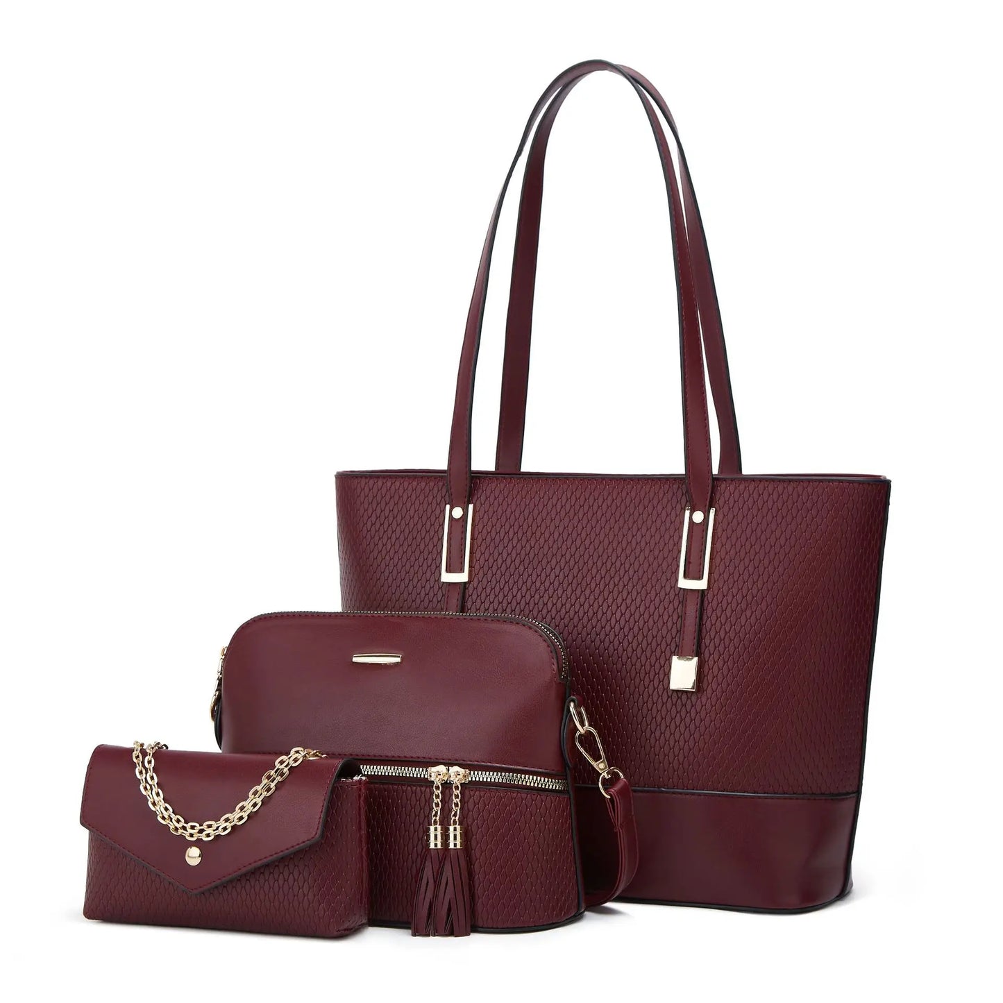 Large-Capacity Chain Handbag Set
