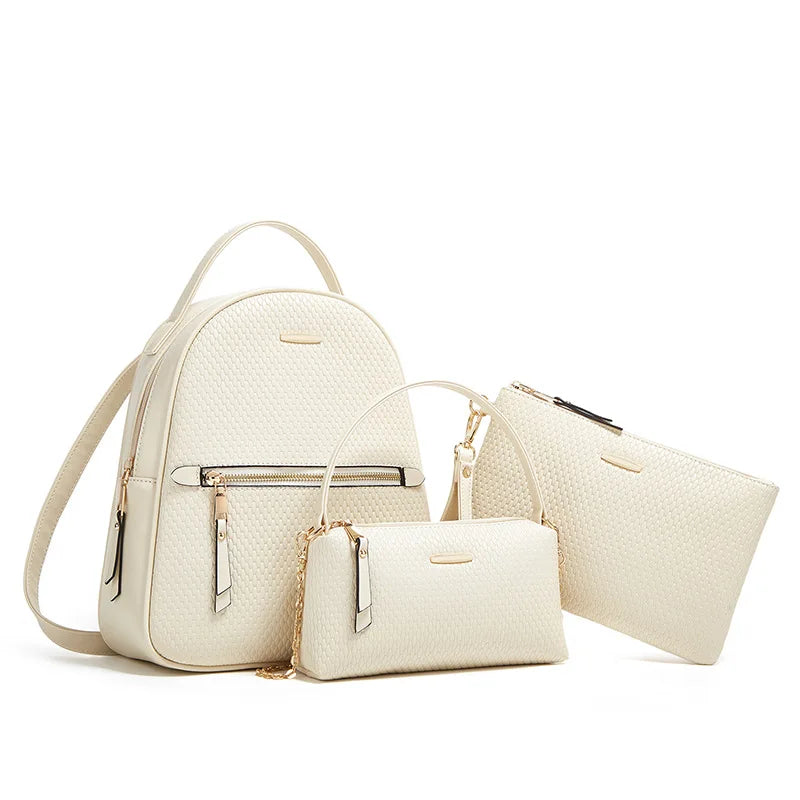 3 Piece Women's Backpack Set