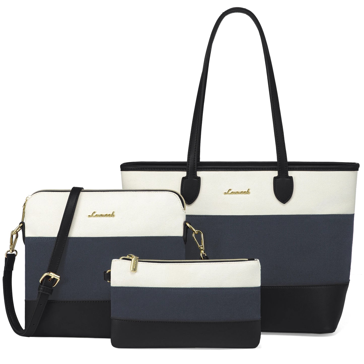 LOVEVOOK Designer PU Leather 3 Piece Set