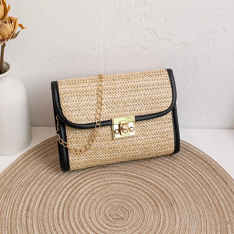 Tassel Single Shoulder Straw Bag