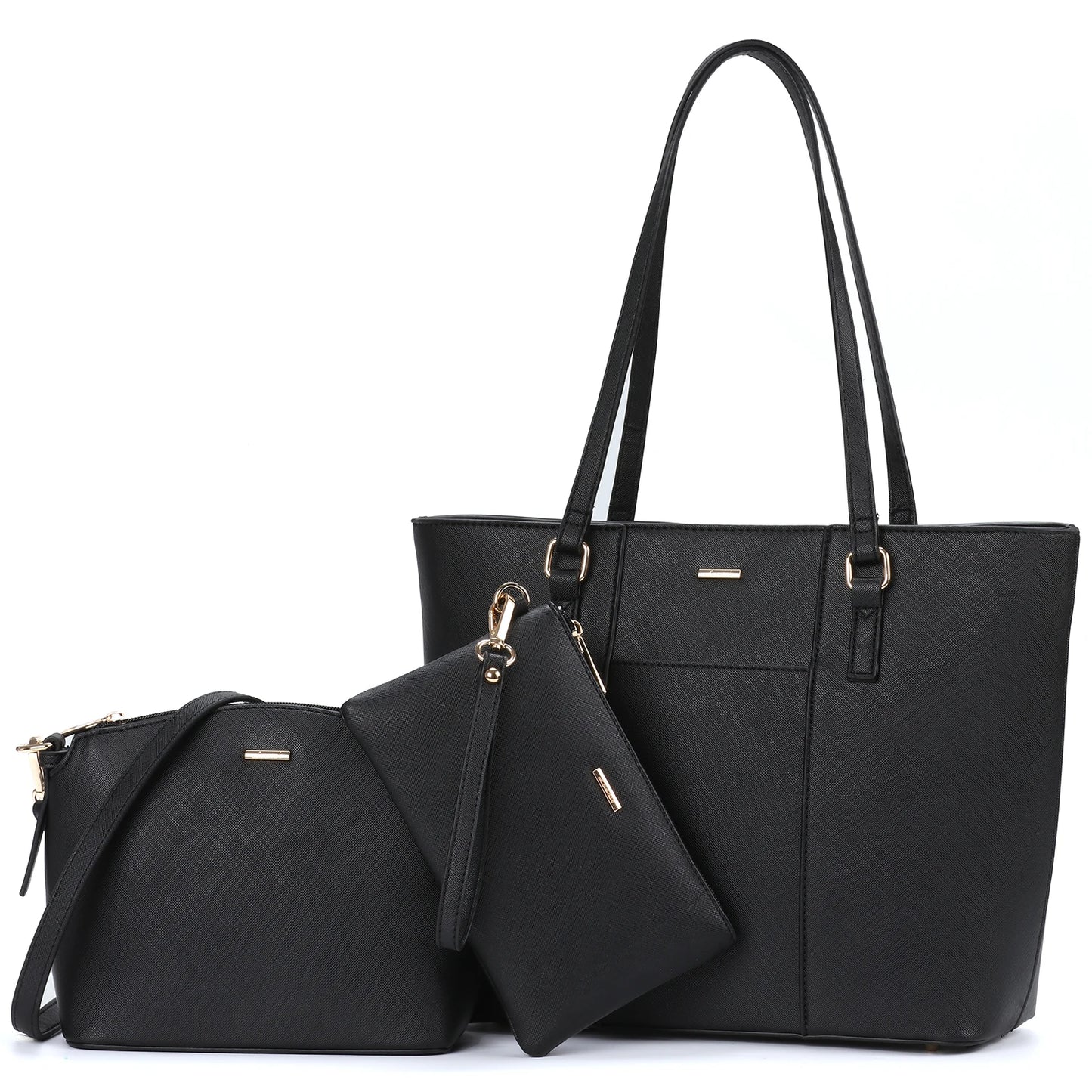 LOVEVOOK Tote Purse and Shoulder Bag With Matching Wallets Set