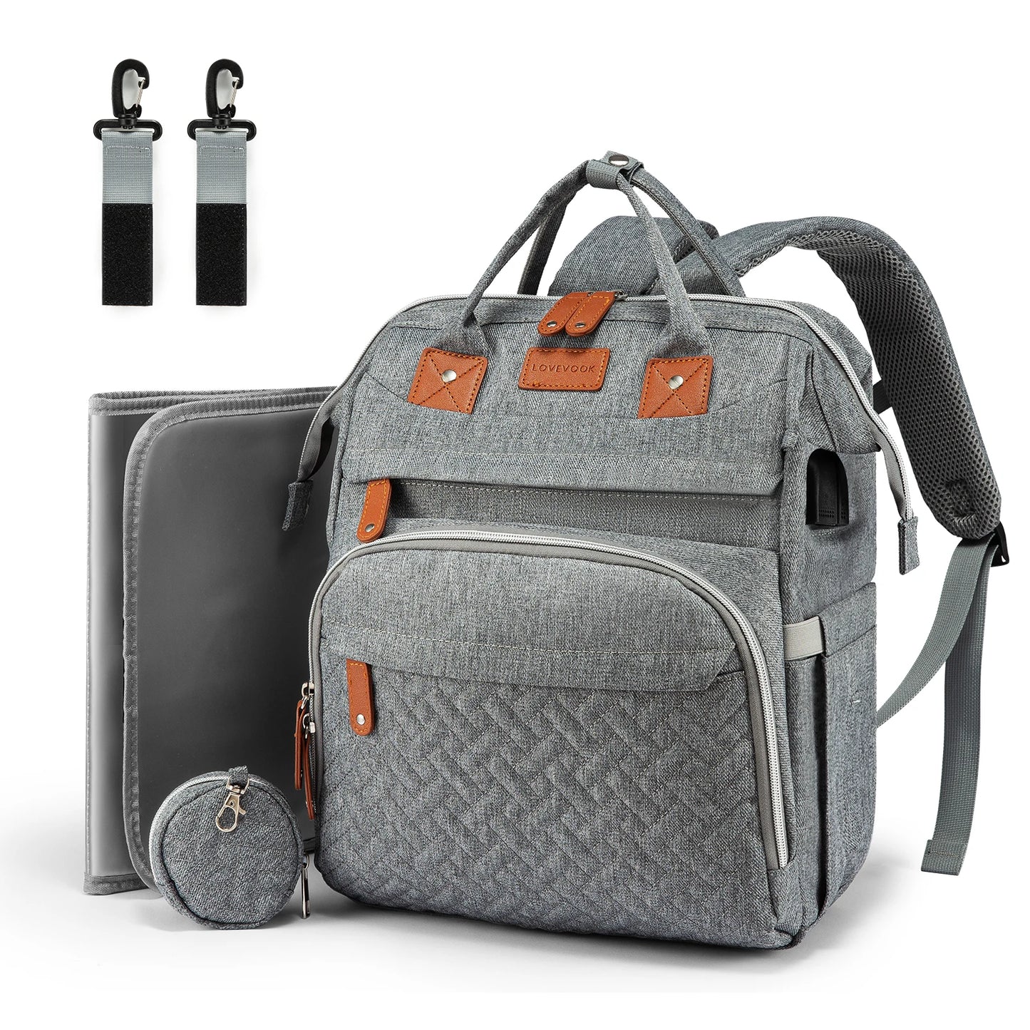 LOVEVOOK Baby Diaper Bag With Changing Station