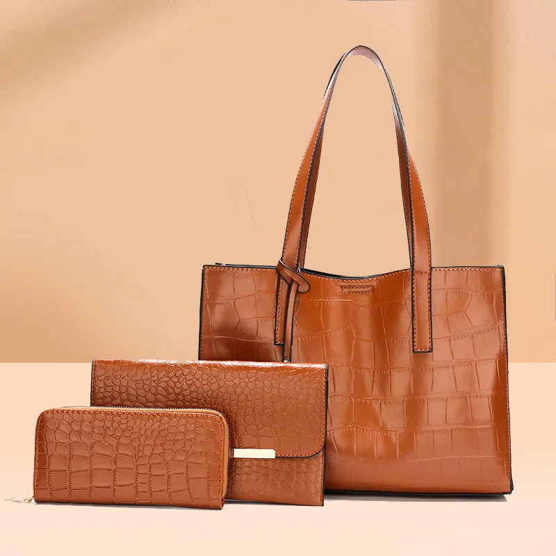 Alligator PU 3 Piece Set