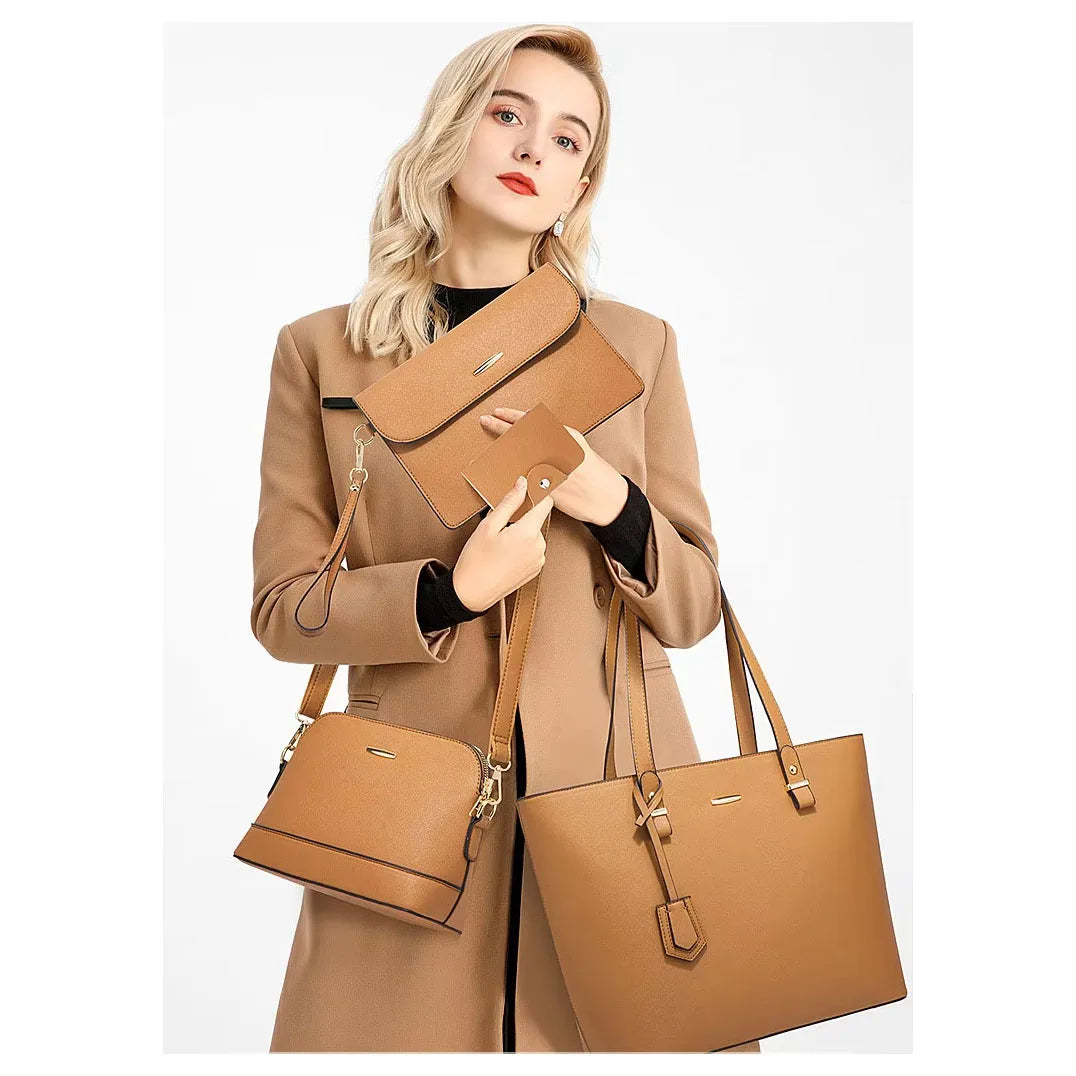 Large Capacity 4 piece Women's Bag