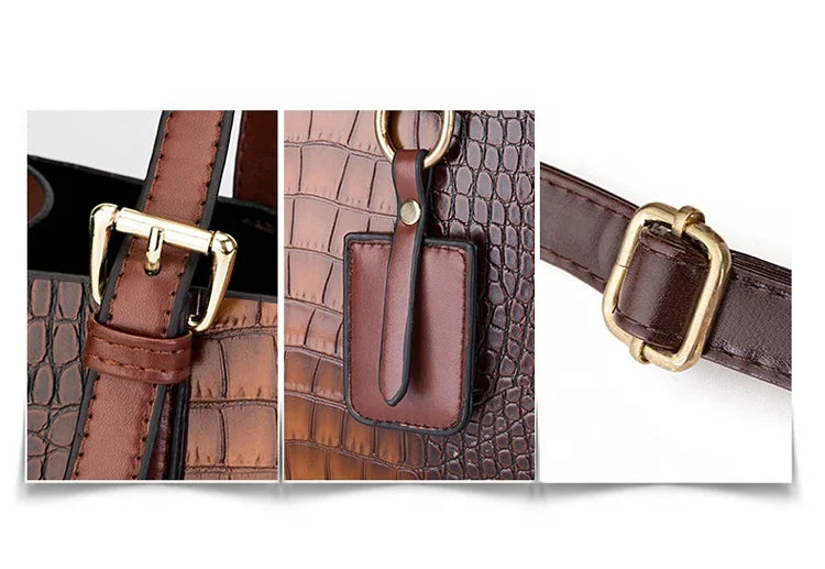 Alligator Faux Leather Bag