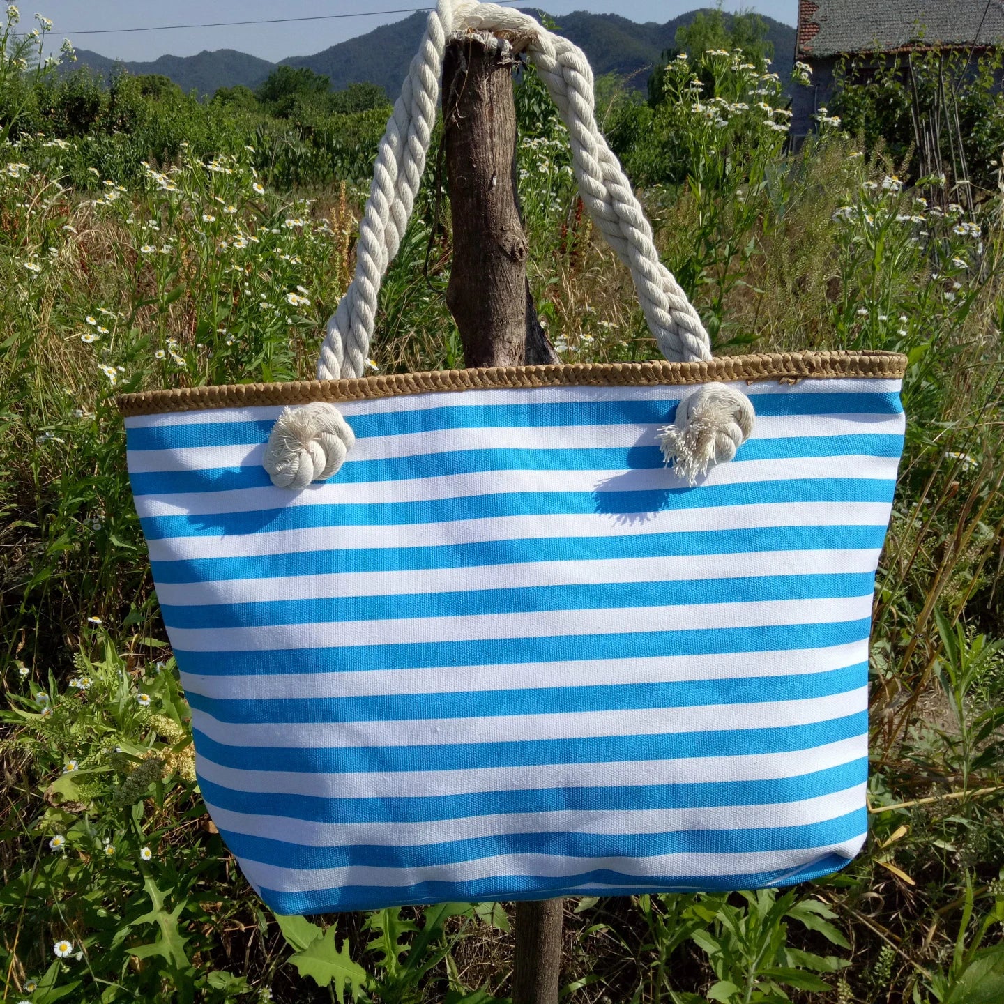 Canvas Beach Tote Bag