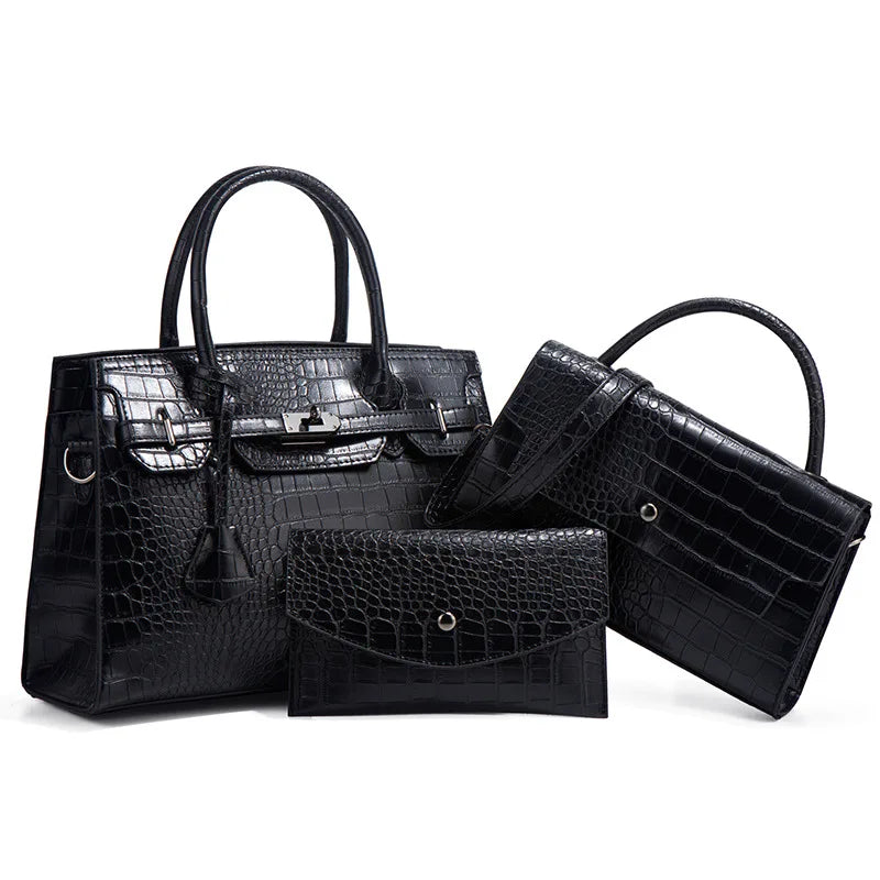 Crocodile Pattern Handbag