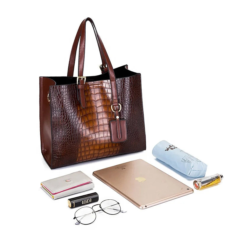Alligator Faux Leather Bag