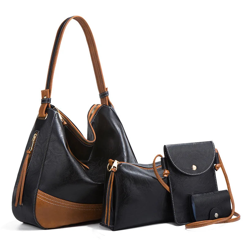 Satchel Purse Set