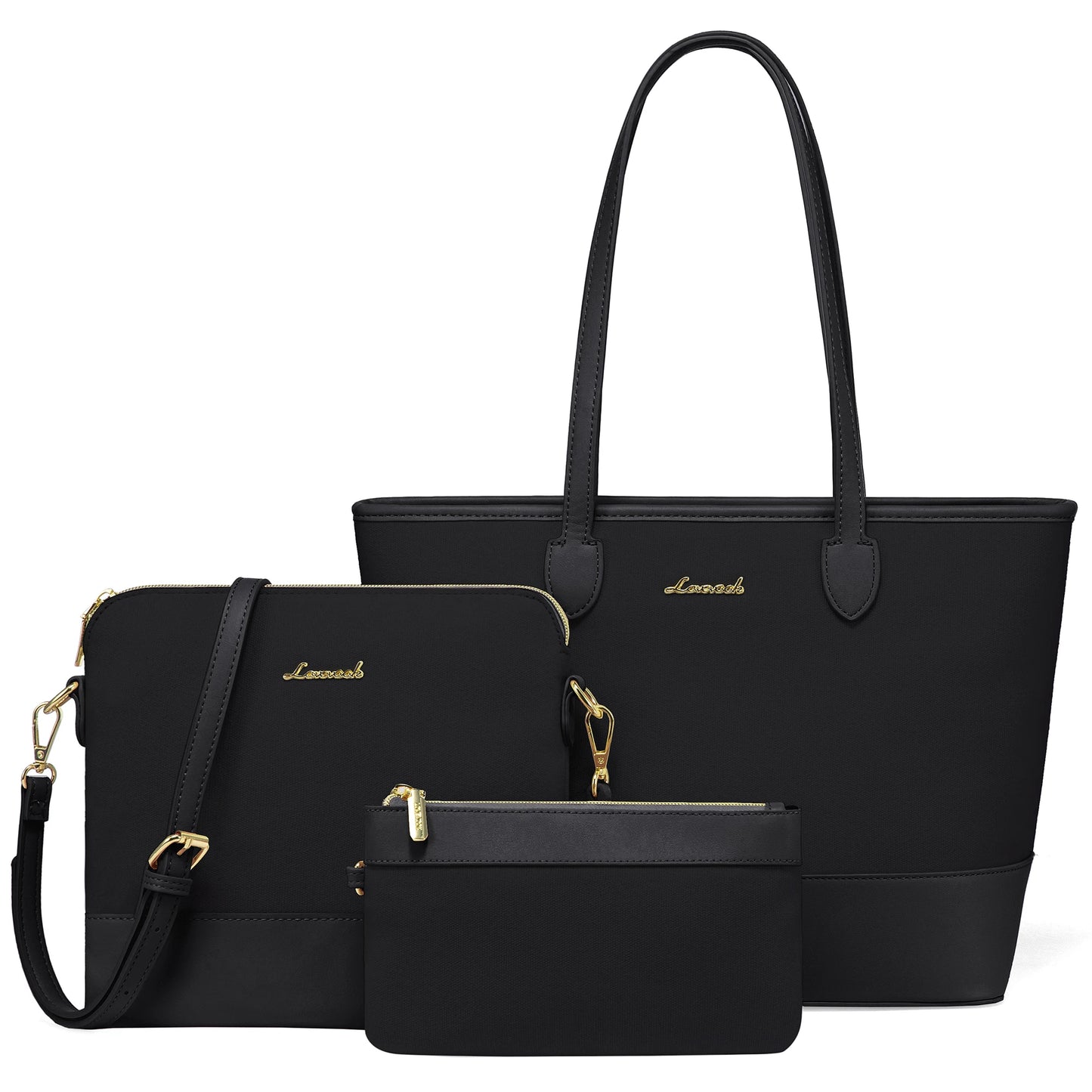 LOVEVOOK Designer PU Leather 3 Piece Set