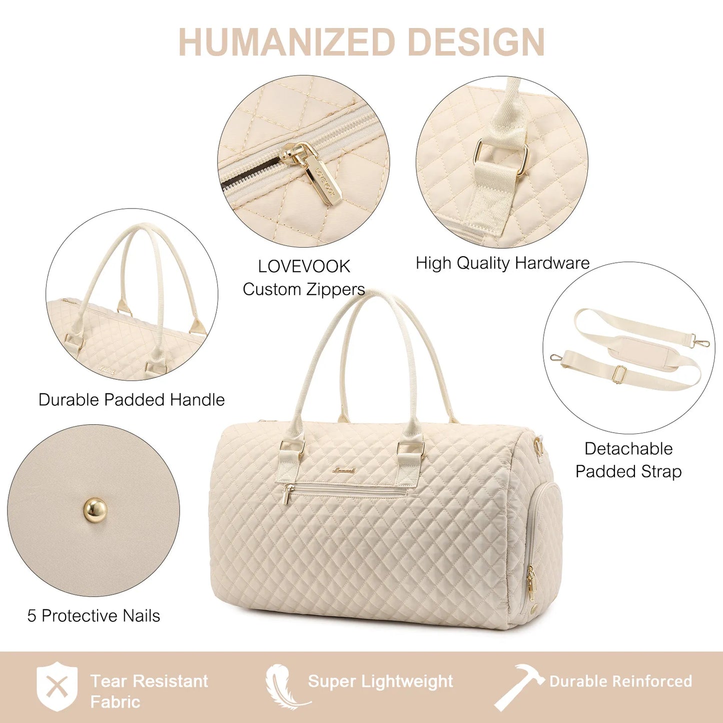 LOVEVOOK Duffel Bag