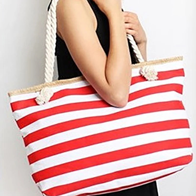 Canvas Beach Tote Bag