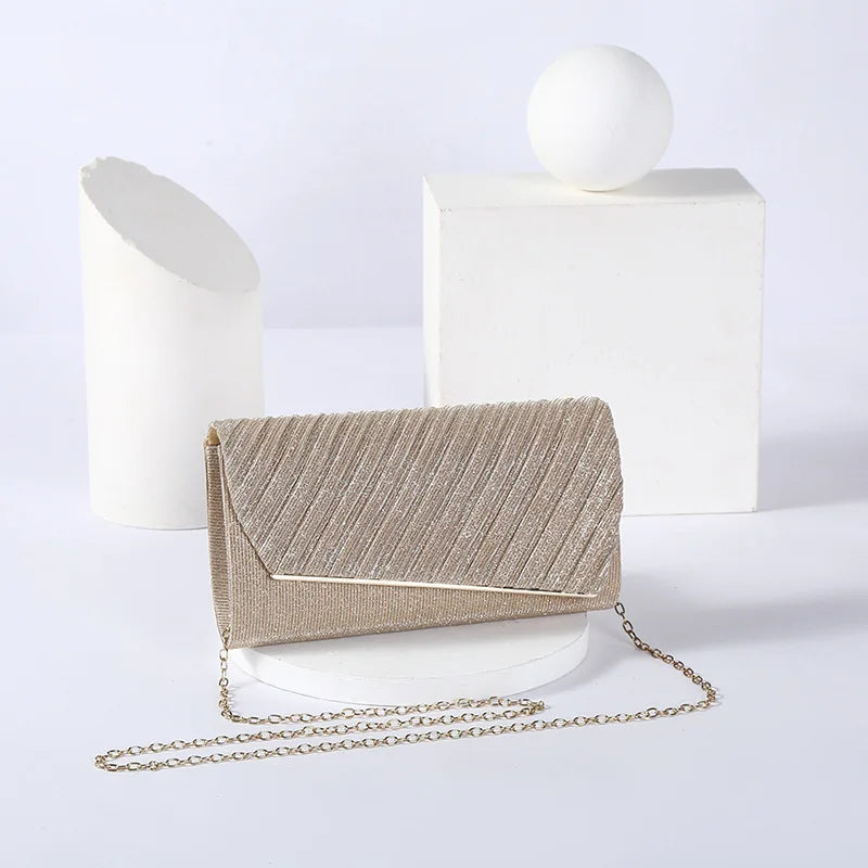 Elegant Pleated Clutch