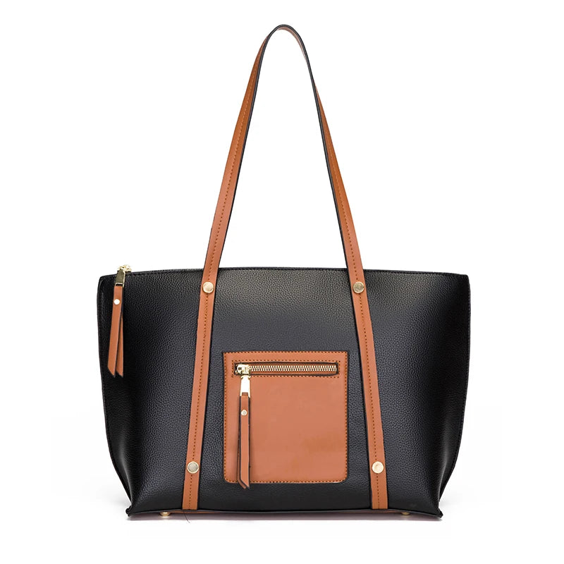 Retro Large Capacity Soft Handbag