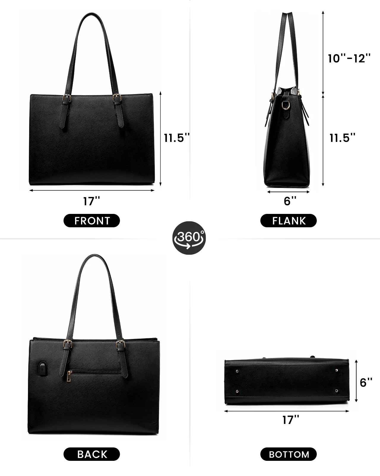 LOVEVOOK Women Laptop Tote Handbags