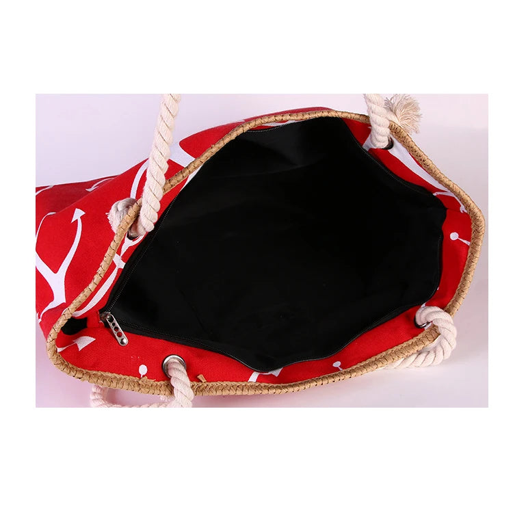 Canvas Beach Tote Bag