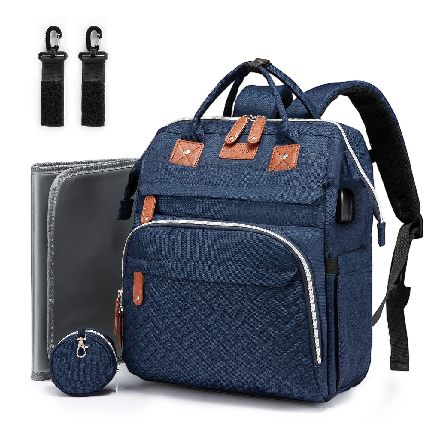 LOVEVOOK Baby Diaper Bag With Changing Station