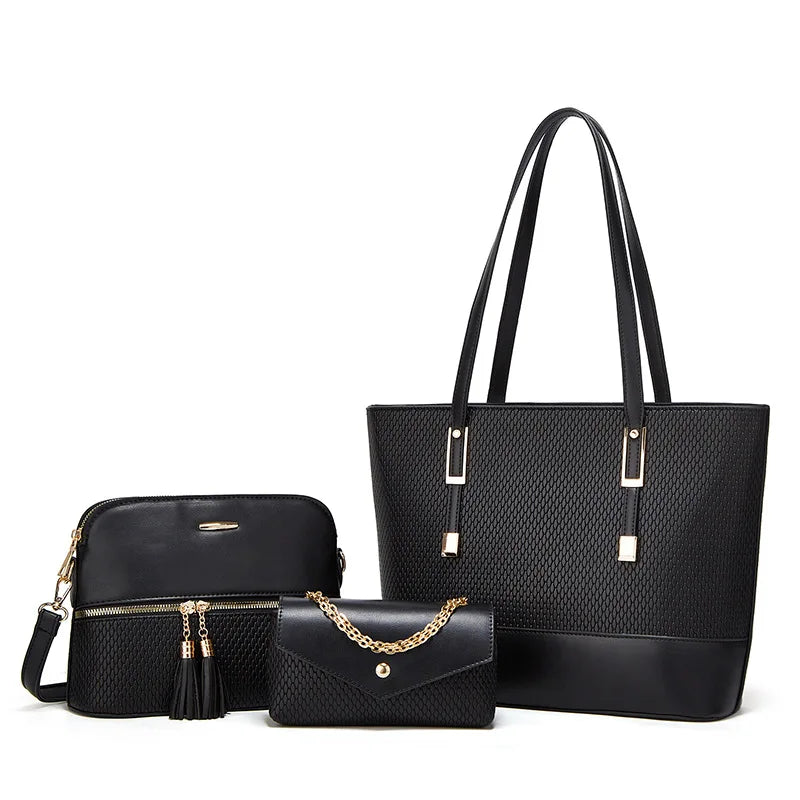 Large-Capacity Chain Handbag Set