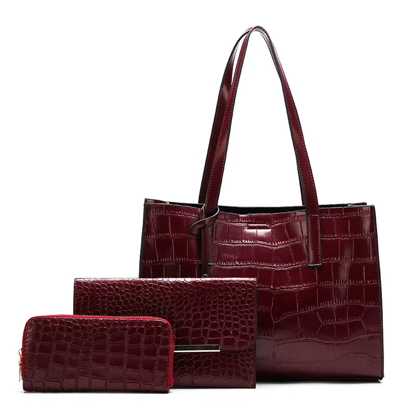 Alligator PU 3 Piece Set