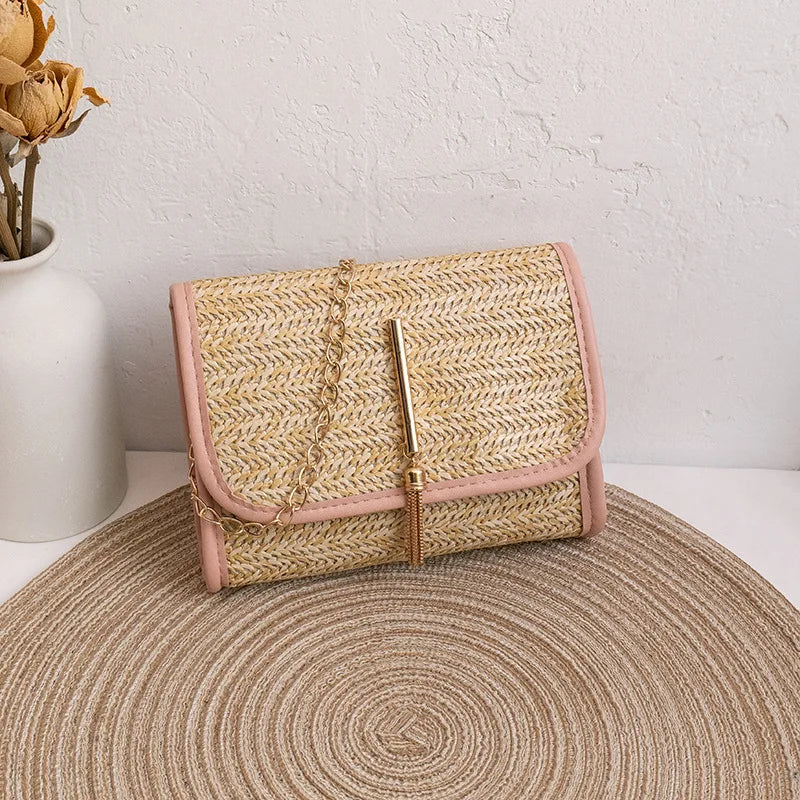 Tassel Single Shoulder Straw Bag