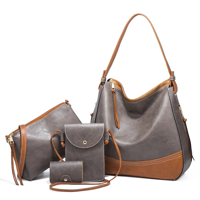 Satchel Purse Set