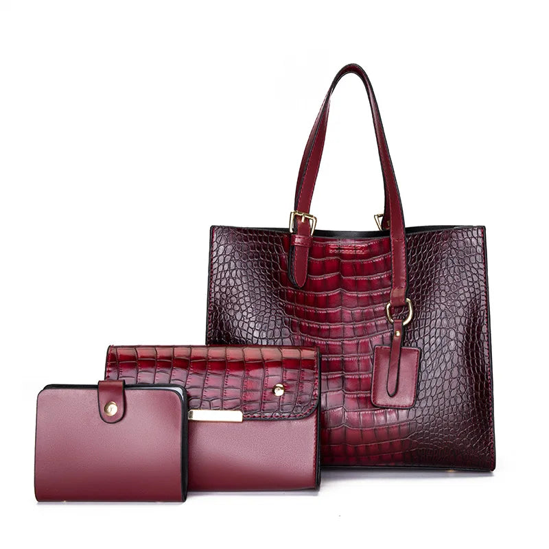 Alligator Faux Leather Bag