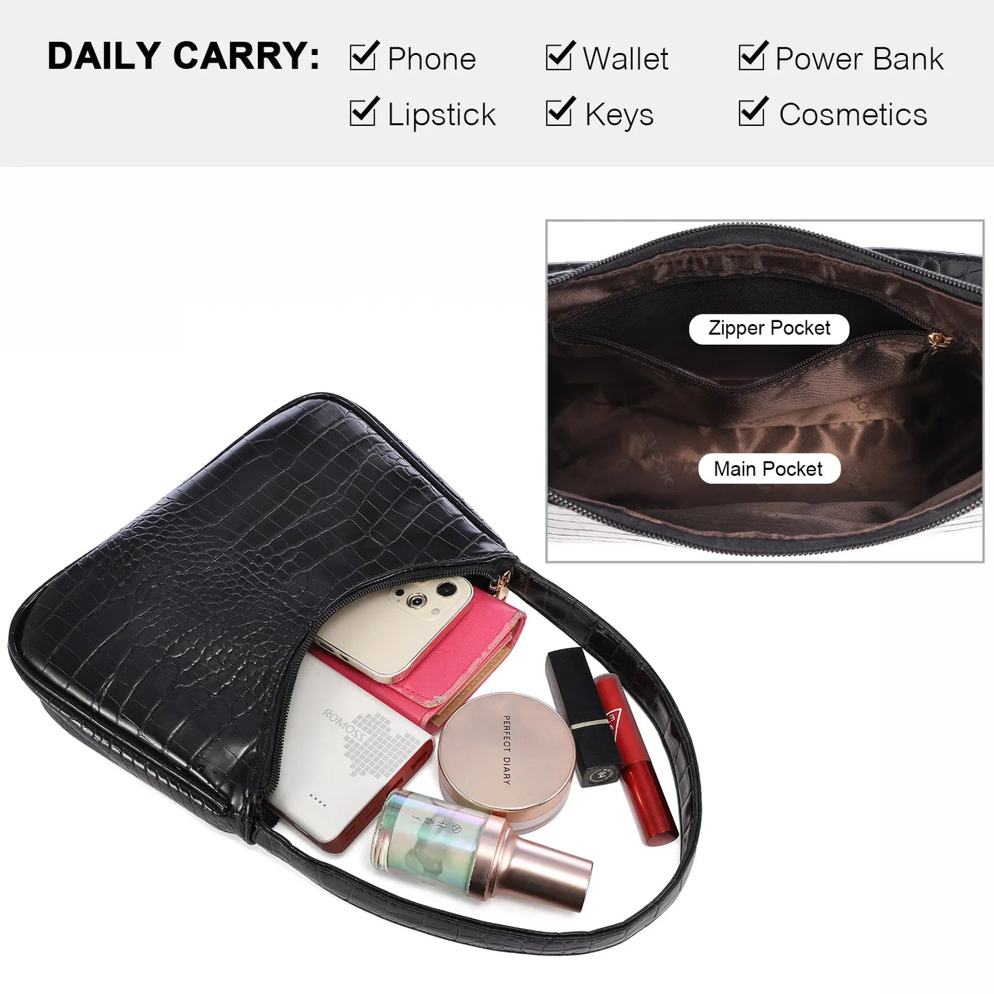 LOVEVOOK Designer Women Mini Handbag