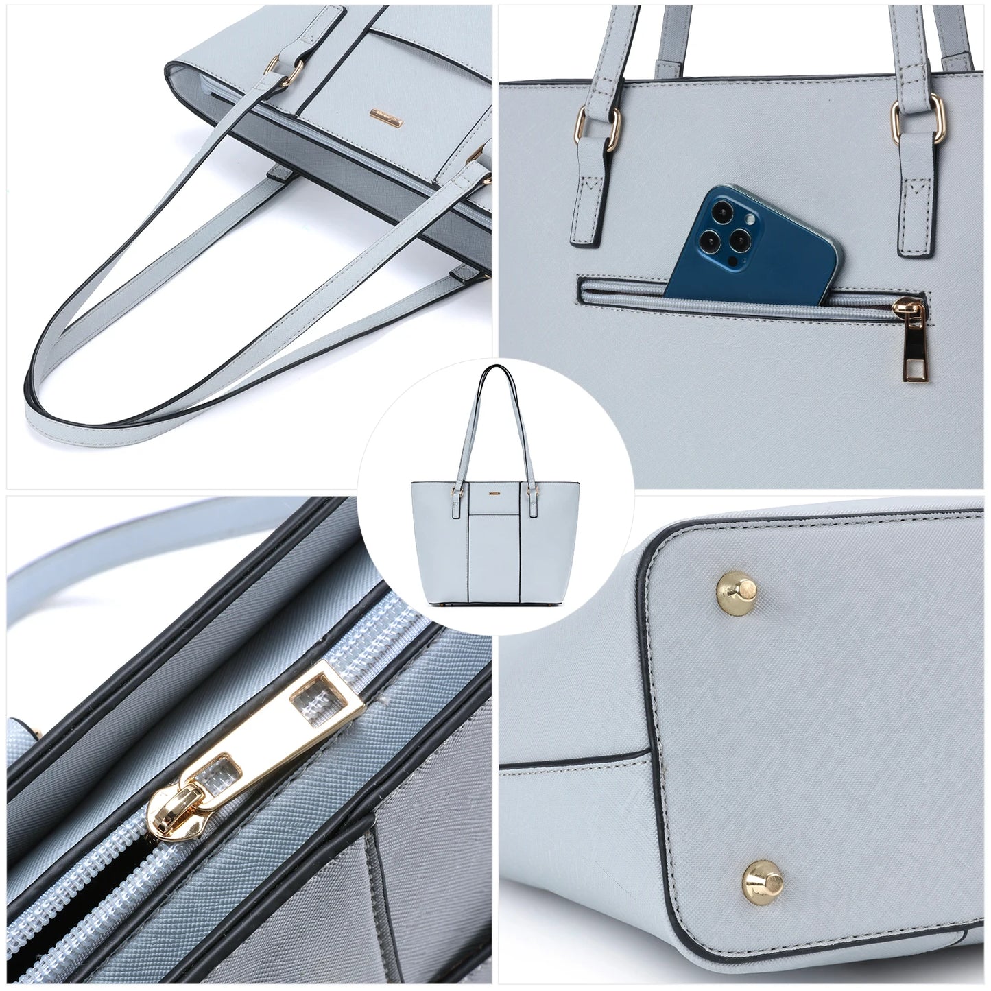 LOVEVOOK Tote Purse and Shoulder Bag With Matching Wallets Set