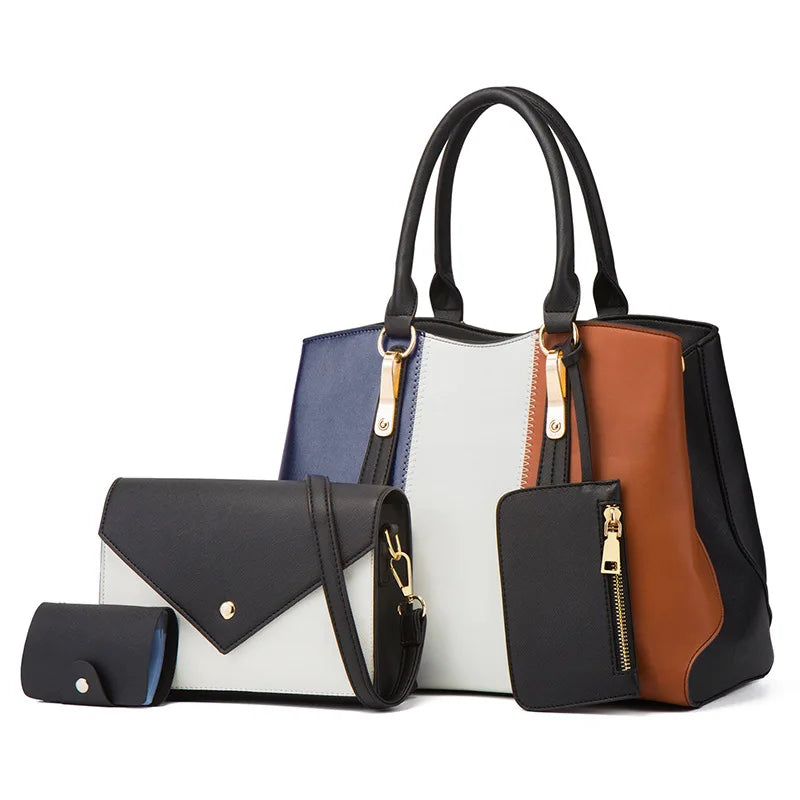 Stylish Color Contrast Tote Bag