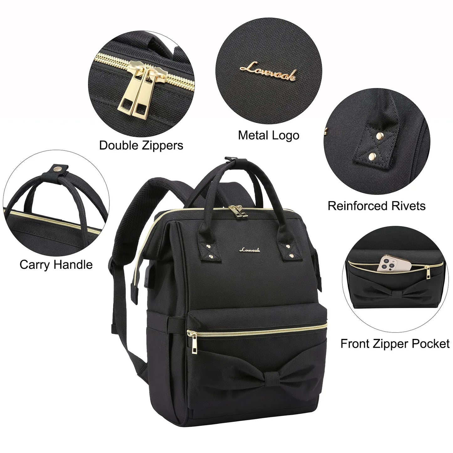 LOVEVOOK Lightweight Casual Backpack