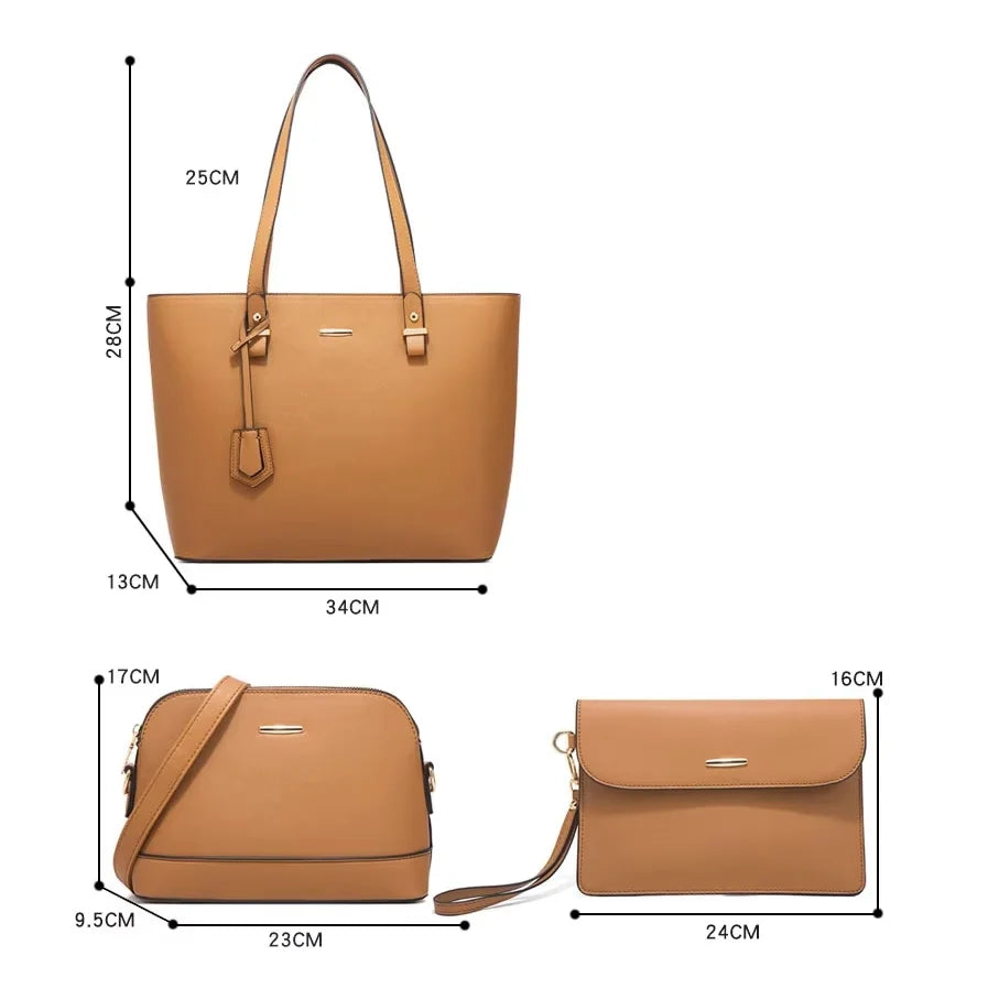 Large Capacity 4 piece Women's Bag