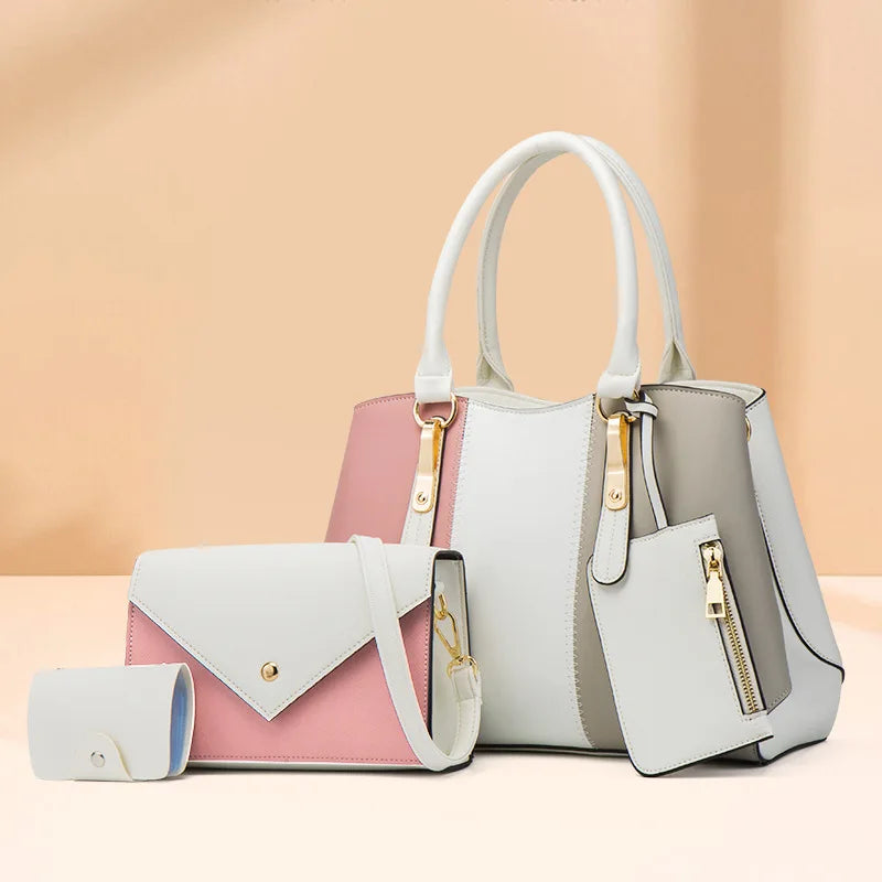 Stylish Color Contrast Tote Bag