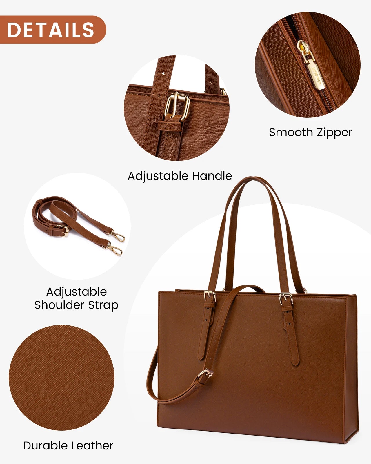 LOVEVOOK Women Laptop Tote Handbags