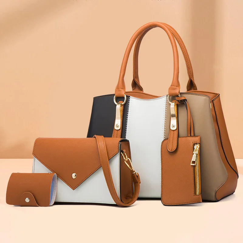 Stylish Color Contrast Tote Bag
