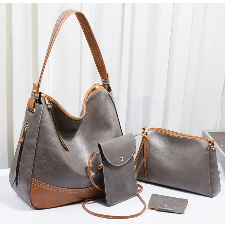 Satchel Purse Set