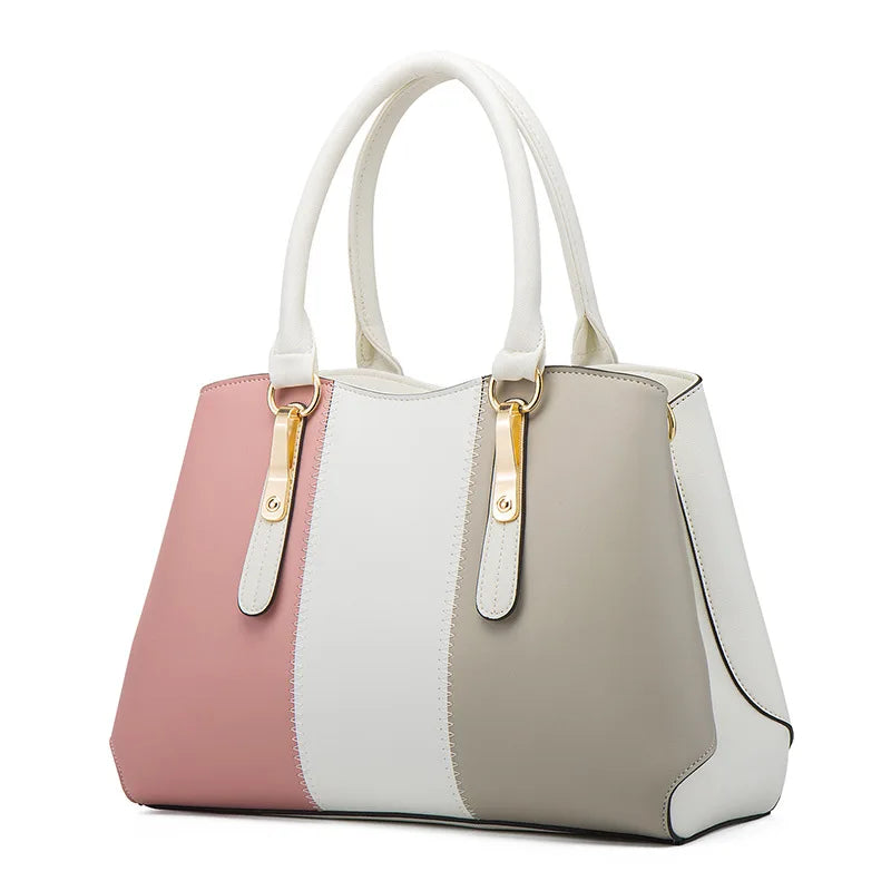 Stylish Color Contrast Tote Bag
