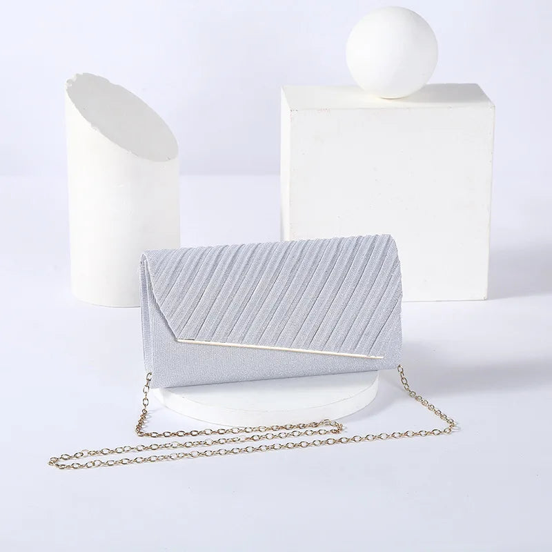 Elegant Pleated Clutch