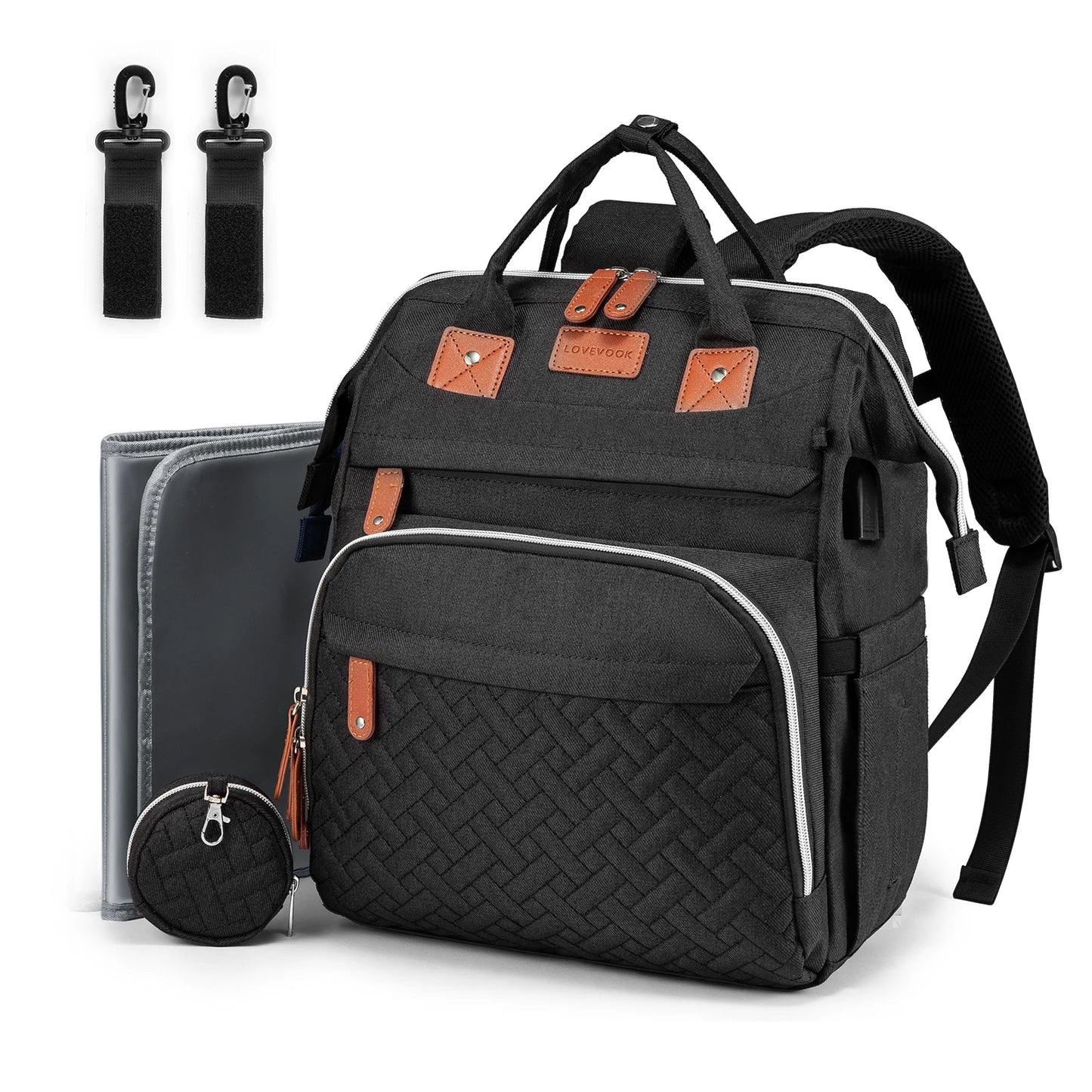 LOVEVOOK Baby Diaper Bag With Changing Station