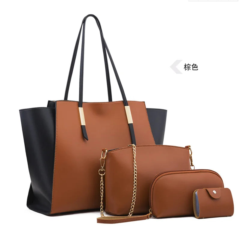 Large 4 Piece Handbag Set