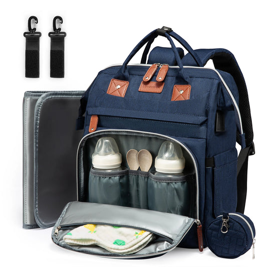 LOVEVOOK Baby Diaper Bag With Changing Station