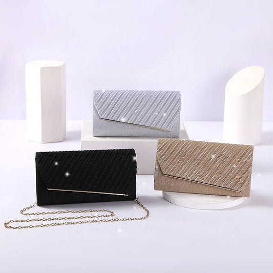 Elegant Pleated Clutch