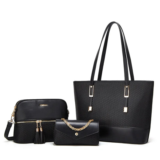 Large-Capacity Chain Handbag Set