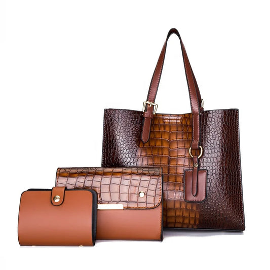 Alligator Faux Leather Bag