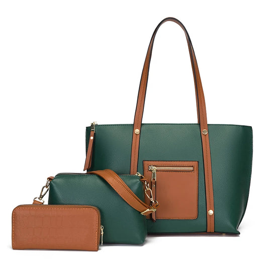 Retro Large Capacity Soft Handbag