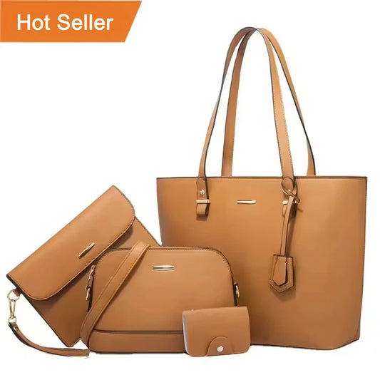 Large Capacity 4 piece Women's Bag