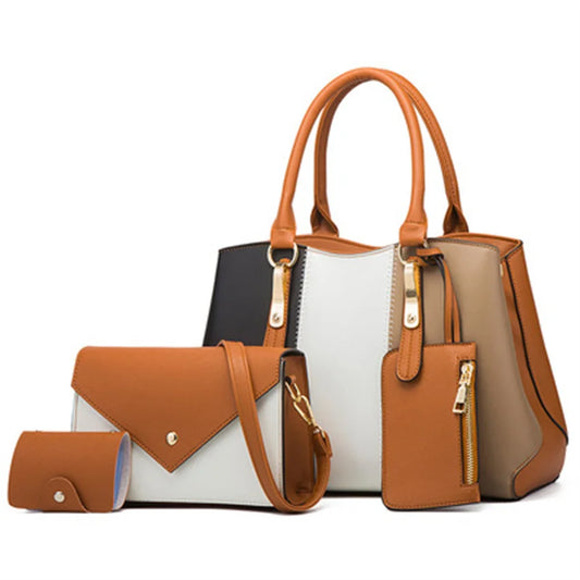 Stylish Color Contrast Tote Bag