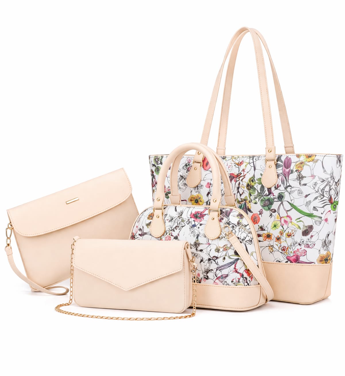 4 Piece Floral Set