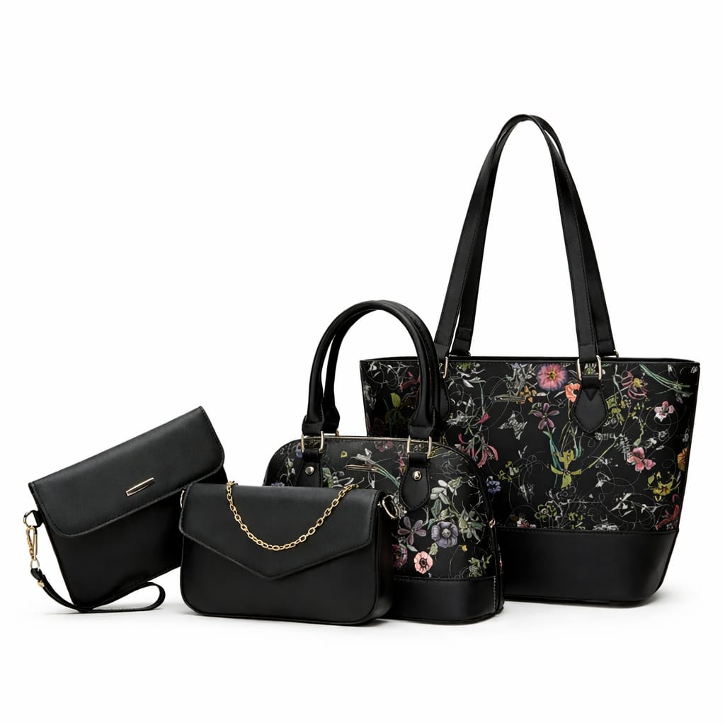 4 Piece Floral Set